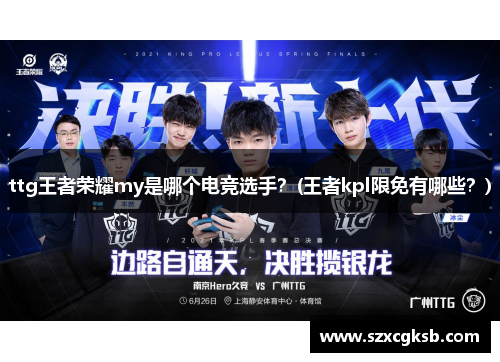 ttg王者荣耀my是哪个电竞选手？(王者kpl限免有哪些？)
